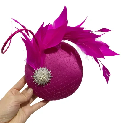 Luxury Bead Detail Elegant Fascinator - Image 8