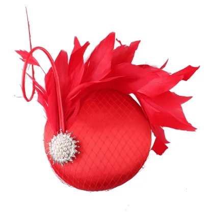 Luxury Bead Detail Elegant Fascinator - Image 6