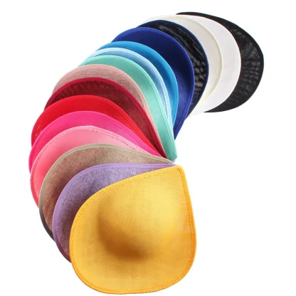 Simple Plain Color Cocktail Hat - Image 3