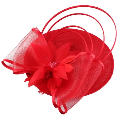 Elegant Big Bow Disc Cocktail Hat - Image 5