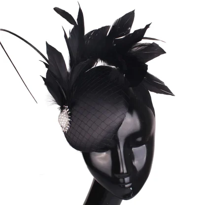 Luxury Bead Detail Elegant Fascinator