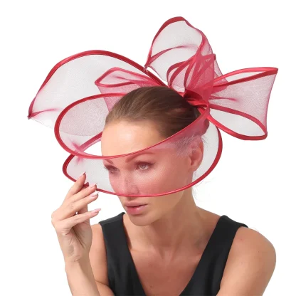 Sheer Decorative Large Bow Fascinator