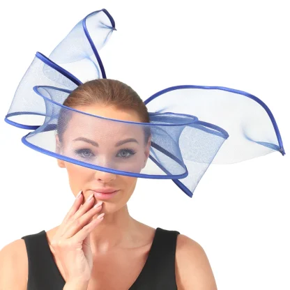 Sheer Decorative Large Bow Fascinator - Image 11