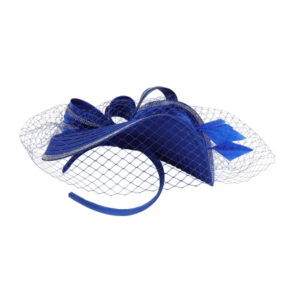 Luxurious Headpiece with Net Veil - Image 5