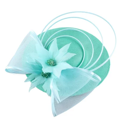 Elegant Big Bow Disc Cocktail Hat - Image 13