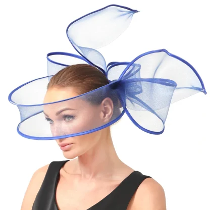 Sheer Decorative Large Bow Fascinator - Image 12