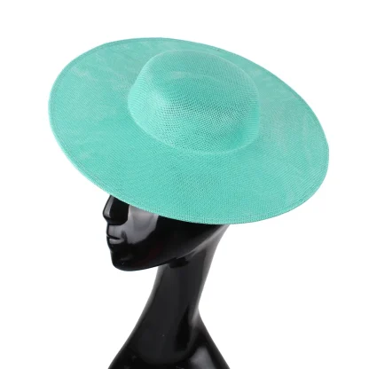 Simple Plain Sinamay Cocktail Hat - Image 3