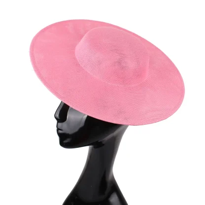 Simple Plain Sinamay Cocktail Hat - Image 2