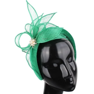 Fancy Head Band Fascinator with Beaded Decor