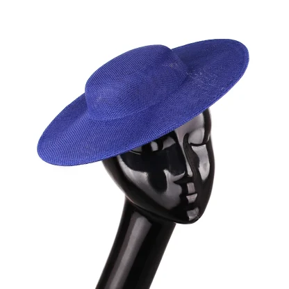 Simple Plain Sinamay Cocktail Hat - Image 12