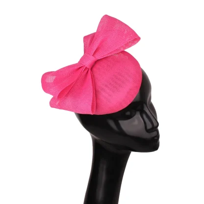 Round Simplicity Fascinator with Bowknot