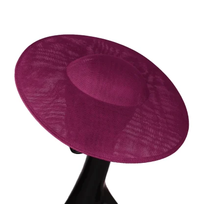 Simple Large Cocktail Hat with Plain Design - Image 7