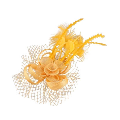 Creative Fancy Fascinator with Floral Design - Image 6