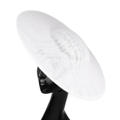 Simple Large Cocktail Hat with Plain Design - Image 12