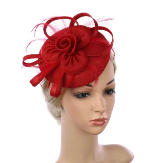 Fancy Floral Headpiece with Headband and Clip