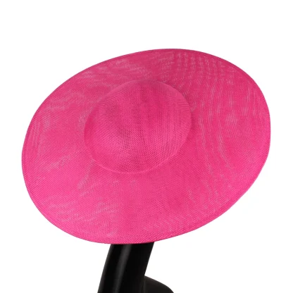 Simple Large Cocktail Hat with Plain Design - Image 4