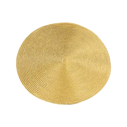 Shiny Round Sinamay Plain Design Headpiece - Image 11