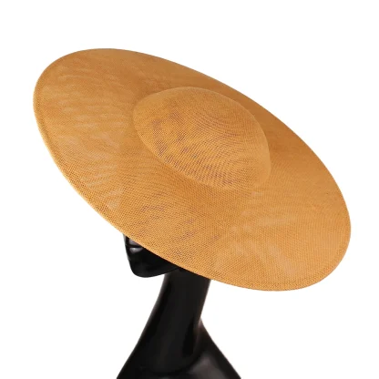 Simple Large Cocktail Hat with Plain Design - Image 8