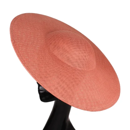 Simple Large Cocktail Hat with Plain Design - Image 2