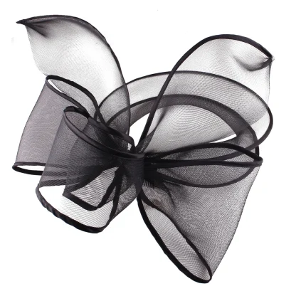 Exaggerated Fascinator with Decorative Bow Design - Image 14