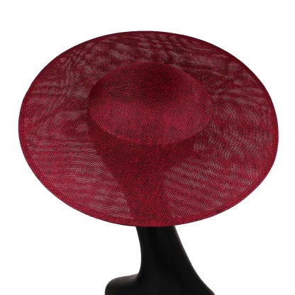 Simple Large Cocktail Hat with Plain Design - Image 13