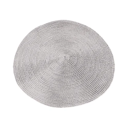 Shiny Round Sinamay Plain Design Headpiece - Image 12