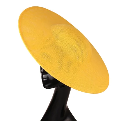 Simple Large Cocktail Hat with Plain Design - Image 10