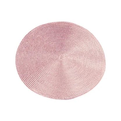 Shiny Round Sinamay Plain Design Headpiece - Image 5